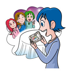 カメラ撮影（女友達）