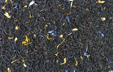 Earl Grey black tea texture