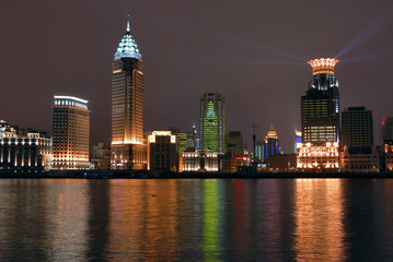 Obraz premium China Shanghai Bund night view