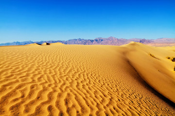 Sand Dunes in Death Valley California