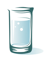 clear water glass