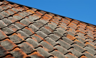 Old roof tiles