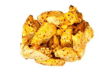 Uncooked Sauced Chicken Wings