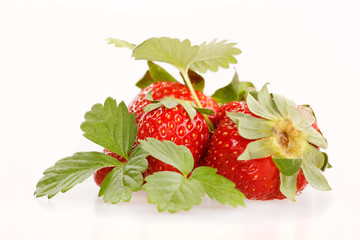 red strawberries