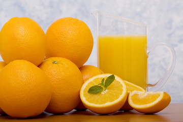 Orange and orange juice