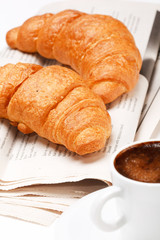 coffee and croissant
