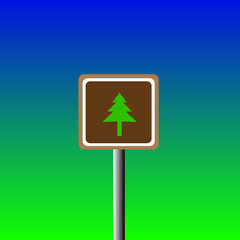 forest sign vector illustration
