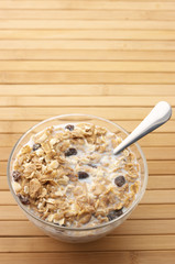 Muesli with milk