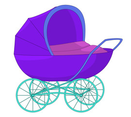 Fototapeta na wymiar Baby carriage