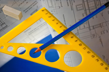 pencils and plans