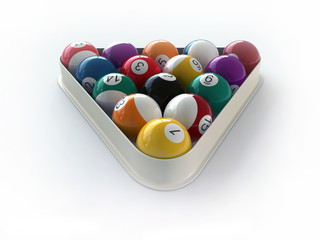 Naklejka premium Billiard
