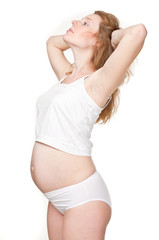 Fototapeta premium beautiful young pregnant woman