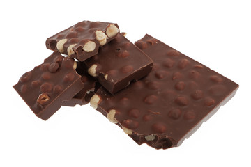 Schokolade freigestellt