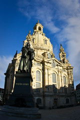 Fototapeta na wymiar Dresden Frauenkirche (Church of Our Lady)