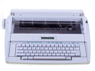 typewriter with lcd display