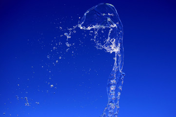 bright splash of water