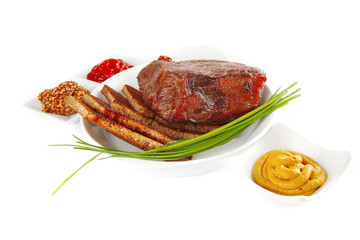 meat and spices
