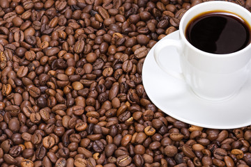 ceramic cup wit coffee