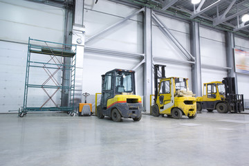 Loader in modern storehouse