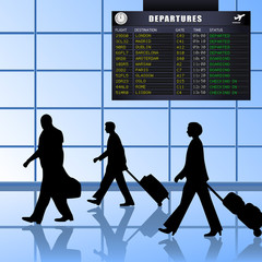Airport - Set 1 - Passengers Departing