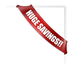 Huge savings banner