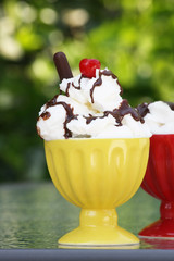 Ice cream sundae