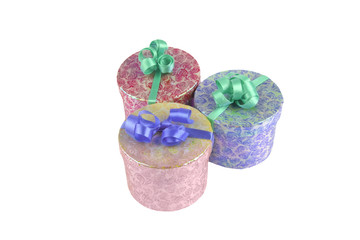 colorful present boxes