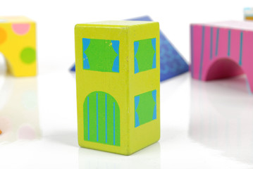 Fototapeta premium assorted styles and colors of building blocks