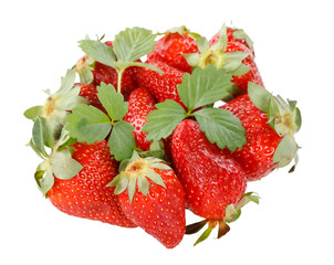 red strawberries