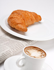 coffee and croissant