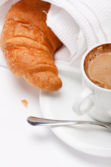 coffee and croissant
