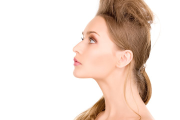 Naklejka premium lovely woman