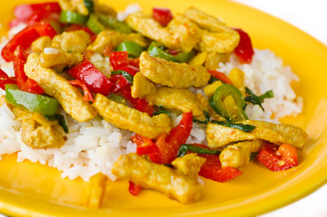 Rice with vegetables