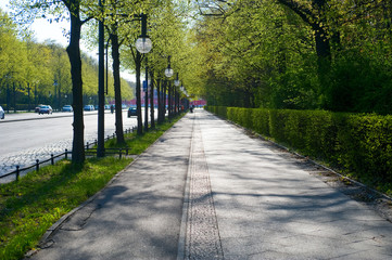 street to Berlin siegessaeule