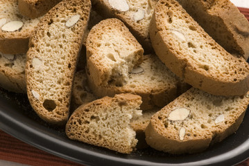 Spanish cuisine. Almond cookies.