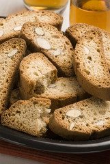Spanish cuisine. Almond cookies.