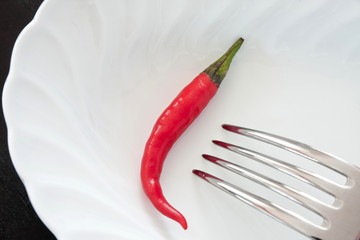 Composizione con peperoncino