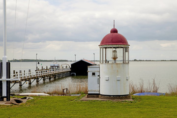 Fototapeta na wymiar Little lighthouse in the Netherlands