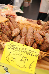 Wildschwein Salami