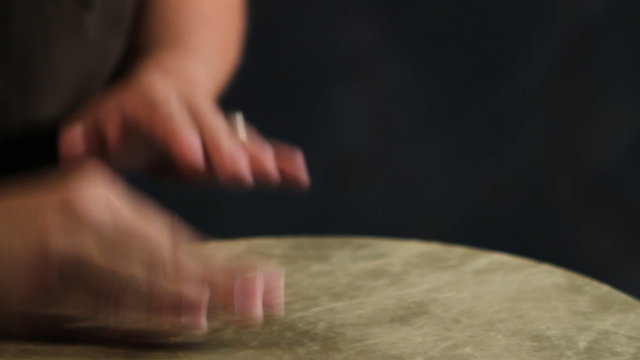 Drumming Djembe