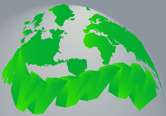 Illustration of internet