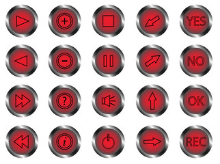Control panel buttons