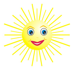 cheerful sun