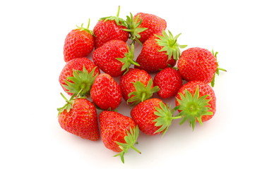 Fototapeta na wymiar tas de fraises