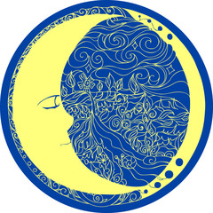 decorative moon
