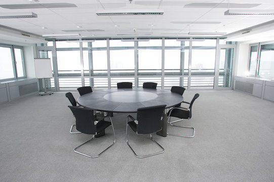 conference room with armchairs