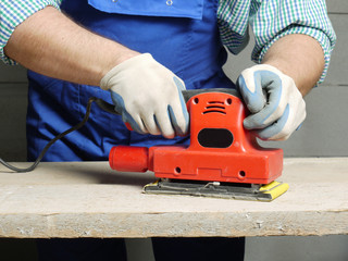 Sanding work