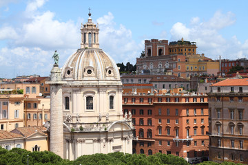 Fototapeta na wymiar Rzym - Holy Name of Mary kościoła