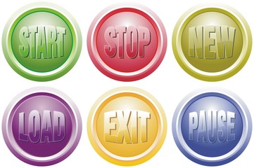 buttons web game desktop