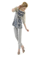 Portrait of a young beautiful woman